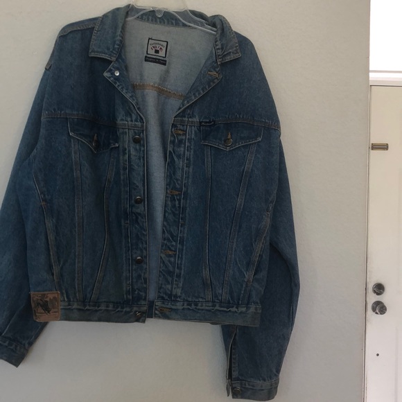 Men’s denim vintage  jacket Faconnable size L - Picture 1 of 3